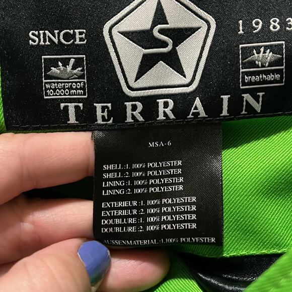 Sessions Outerwear Terrain Series Green and Black Jacket Men's Size Small - Picture 8 of 9